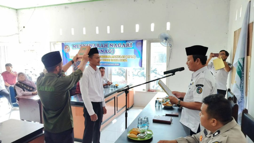 Pelantikan dan Pengambilan Sumpah Kepala Jorong Tanjung Tangah, Pemerintah Nagari Mungo Tegaskan Komitmen Pelayanan dan Integritas